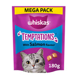 Whiskas Temptations Adult Cat Treats with Salmon Flavour GOODS ASDA