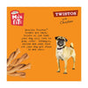 Misfits Twistos dog treats with chicken 105g, imported from the UK