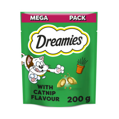 Dreamies Cat Treat Biscuits Catnip Flavour 200g