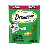 Dreamies cat treats catnip flavour 200g - British product