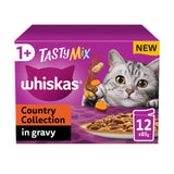 Whiskas 1+ Cat Pouches Tasty Mix Classic selection with Veg in Gravy 12 x 85g GOODS M&S