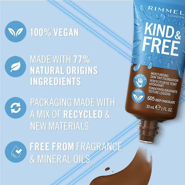 Rimmel Skin Tint Deep Chocolate 602 (British brand)