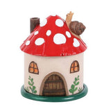 Something Different Resin Incense Holder Mushroom House 10.5cm (British brand)
