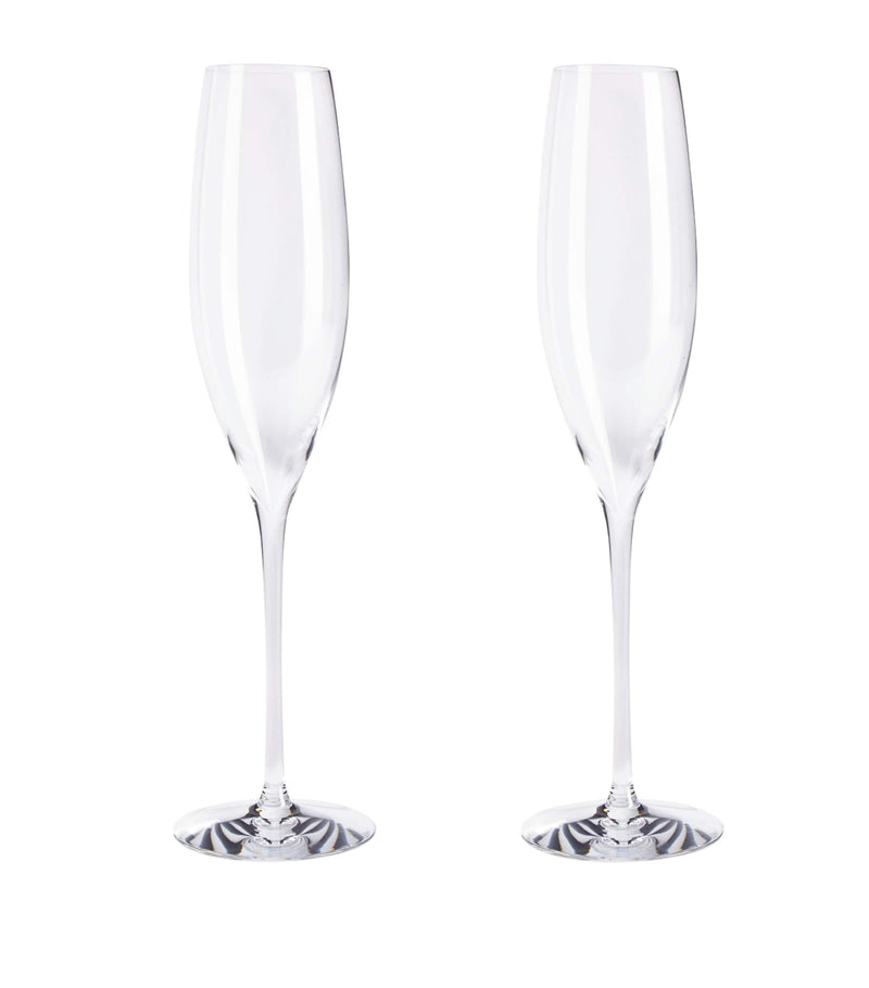 Waterford Set of 2 Elegance Champagne Flutes