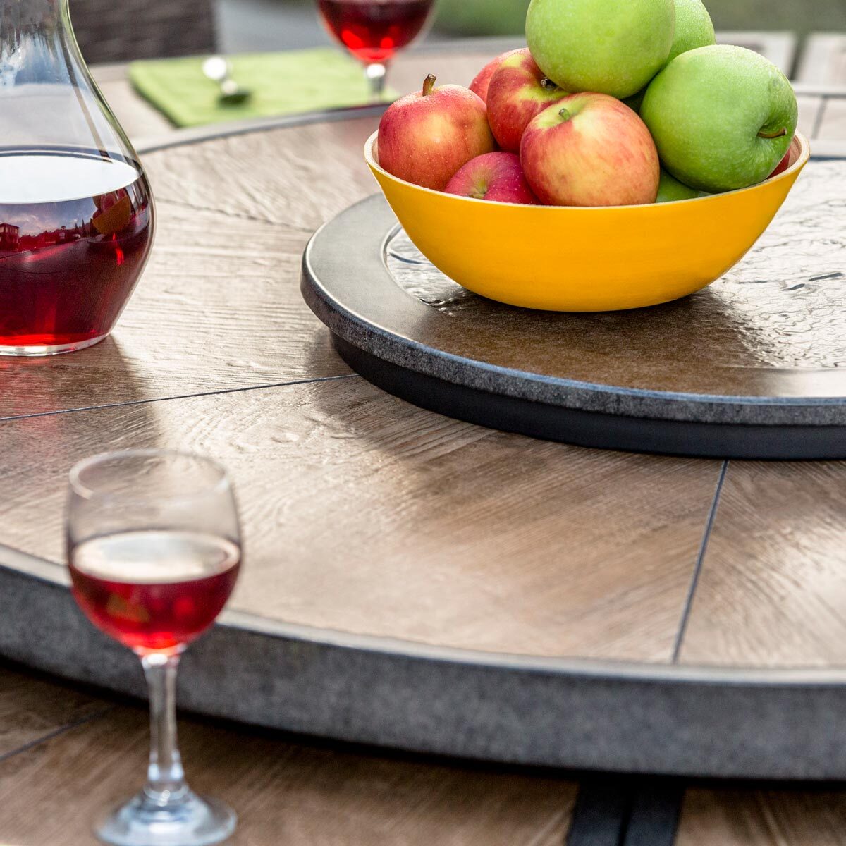 Agio Brentwood 11 Piece High Dining Fire Wicker Chat Set - McGrocer