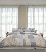 Striped Cotton Melvin Oxford Pillow Case for King Size Bed, 50cm x 75cm