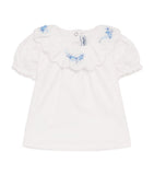 Tartine et Chocolat children's floral embroidered blouse (British brand)