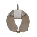 Danielle Creations Grey Travel Neck Pillow and Eye Mask Set