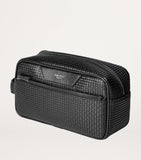 Serapian Coated Canvas-Leather Wash Bag