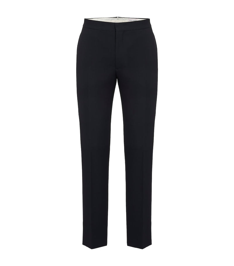 Alexander McQueen tailored cigarette trousers, imported from the UK