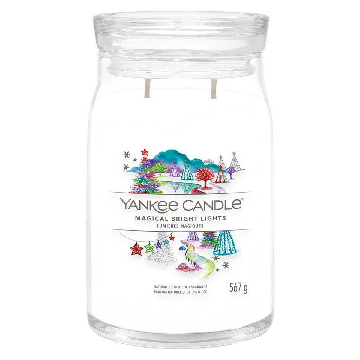 Yankee Candle Signature Large Jar Scented Candle - Magical Bright Lights - 567g GOODS Boots
