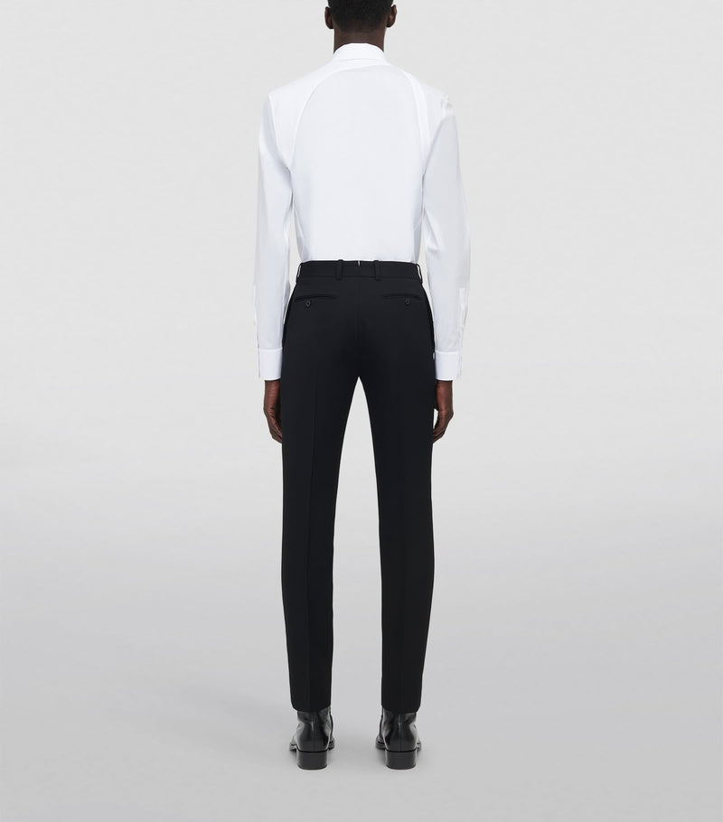 Alexander McQueen tailored cigarette trousers, imported from the UK