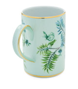 Porcelain Secret Garden Mug with Botanical Motifs 11x8cm