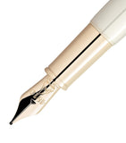 Montblanc small heritage fountain pen in red and black, imported from the UK