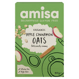 Amisa Organic Gluten Free Pure Porridge Oats Apple & Cinnamon Spice 300g - McGrocer