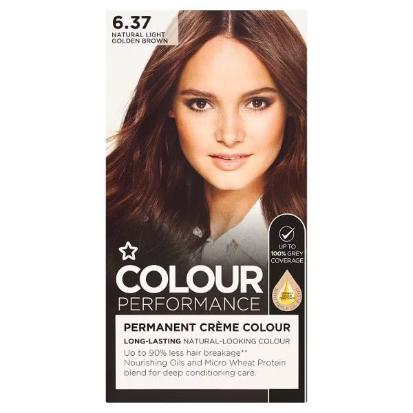 Superdrug Colour Performance brown hair dye (British brand)