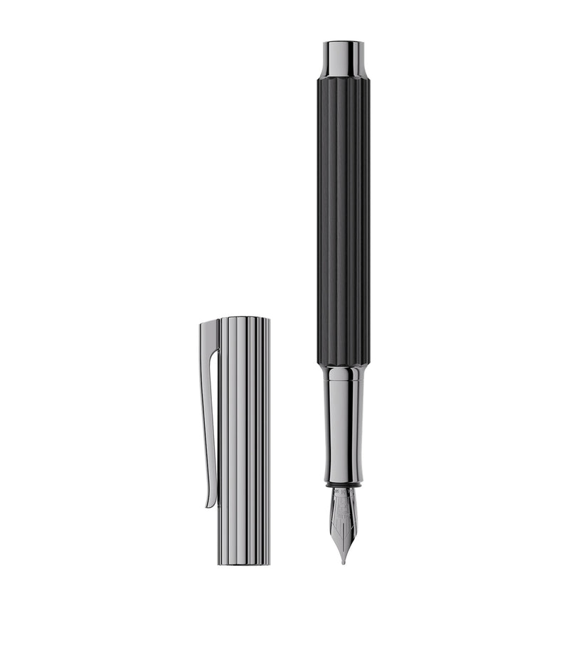 Graf von Faber-Castell ebony wood bloom fountain pen, UK version