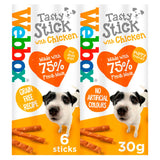 Webbox Tasty Sticks Chicken Dog Treats x6 30g GOODS Sainsburys