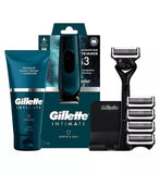 Gillette Intimate Ultimate Bundle with Trimmer, Razor, Blades & Shave Cream and Cleanser - McGrocer