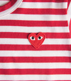Comme Des Garçons children's stripe heart T-shirt 2-6 years - British product