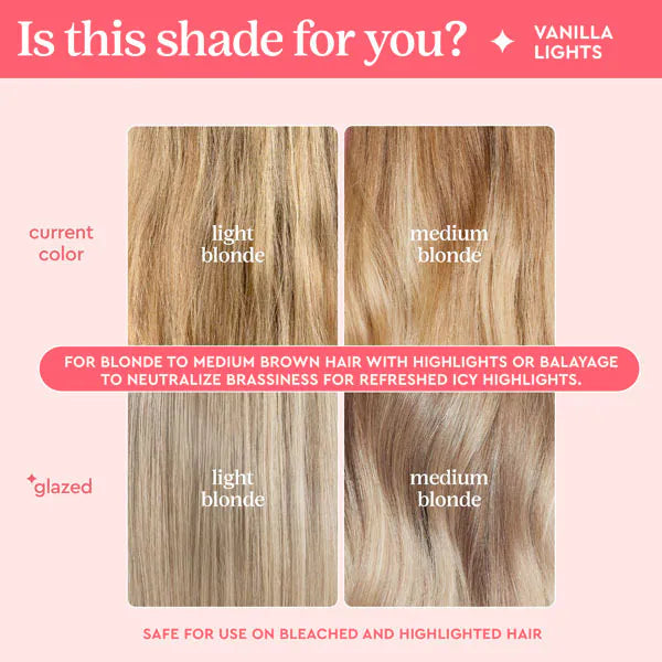 Glaze Supergloss Toning Gloss Vanilla Lights 190ml, UK version