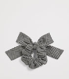 Self-Portrait Kids Wool-Blend Check Hair Bow