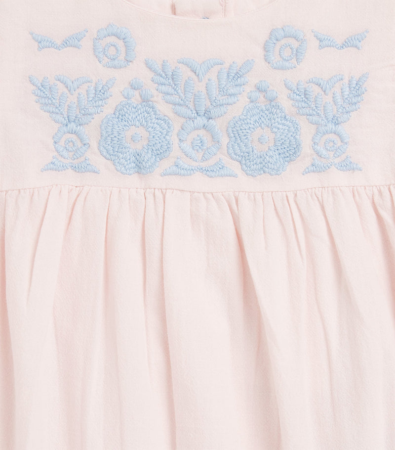 Louise Misha embroidered Nusha baby bodysuit 3-24 months, UK version