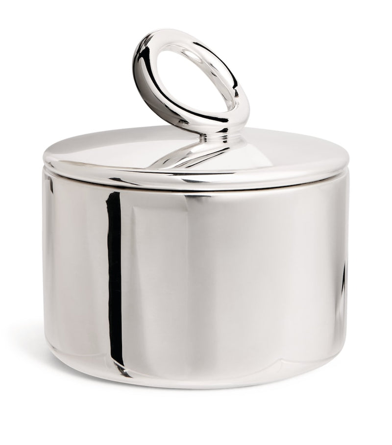 Christofle silver-plated Vertigo sugar bowl - British product