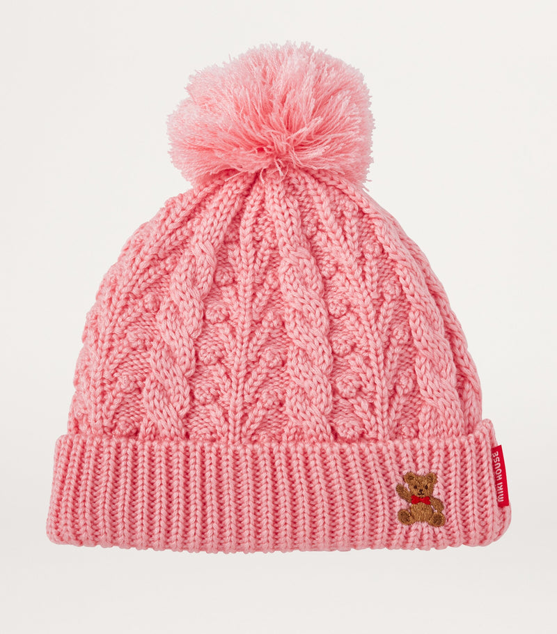 Miki House wool-blend beanie, imported from the UK