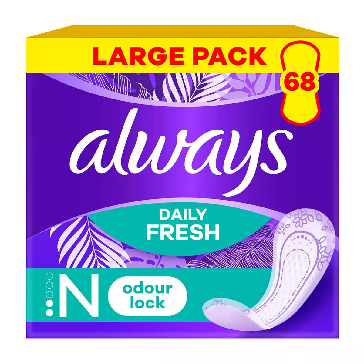 Always Dailies Normal Fresh & Protect Panty Liners x68 - McGrocer