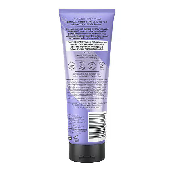 Charles Worthington violet shampoo 250ml - British product