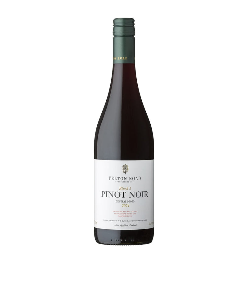 Felton Road Block 5 Pinot Noir red wine 75cl - British product