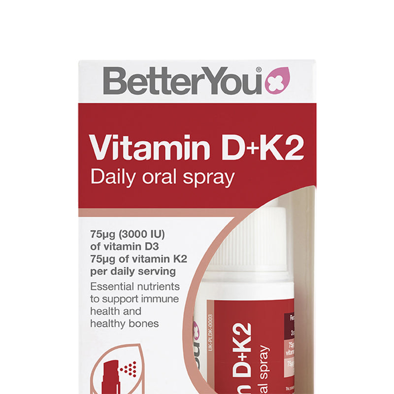 BetterYou Vitamin D3 + K2 spray 12ml - British product