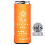 6 O'clock Gin Exotic Orange Gin & Tonic 250ml - McGrocer