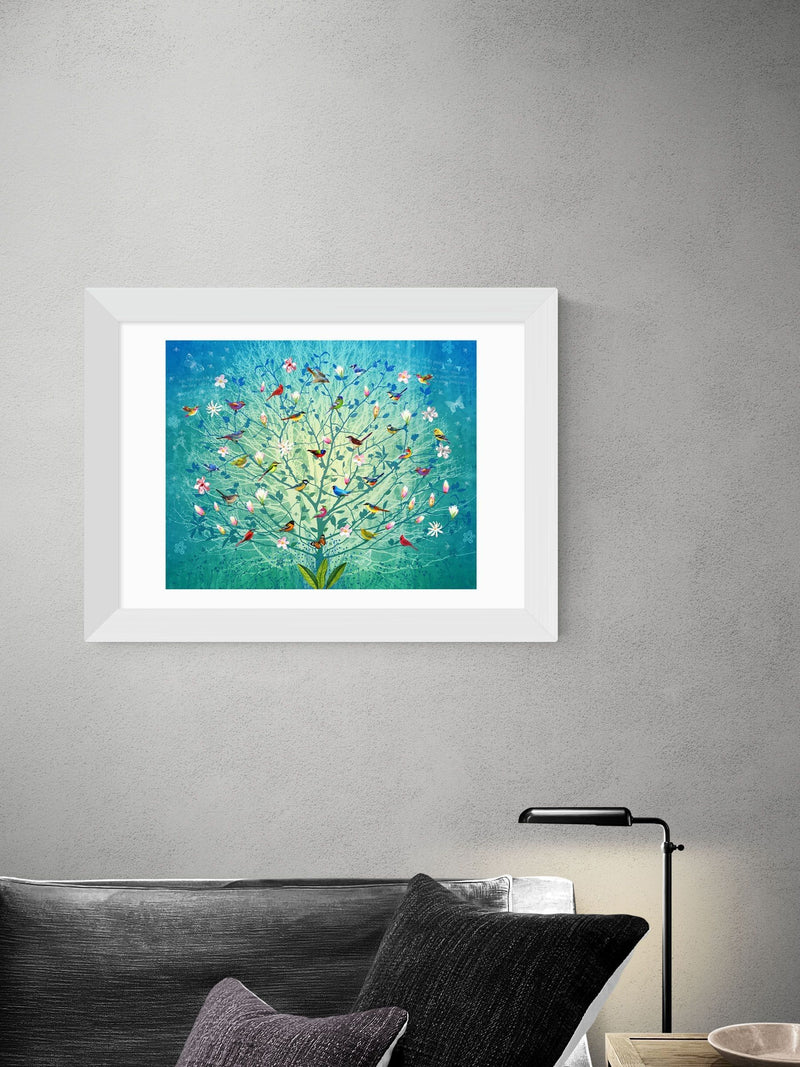 Fiona Watson The Singing Tree framed art print (British brand)