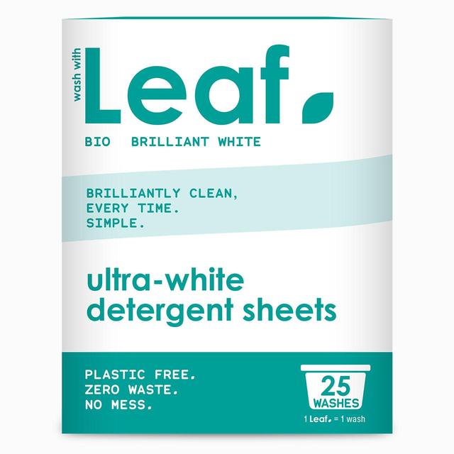 Wash with Leaf Brilliant White 25 Sheets 25 per pack GOODS M&S