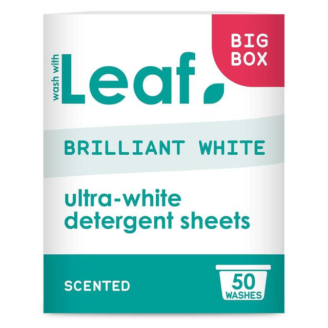 Wash with Leaf Brilliant White 50 Sheets 50 per pack GOODS M&S