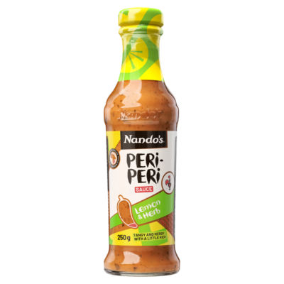 Sauce épicée Nando's Lemon and Herb Peri-Peri 250g