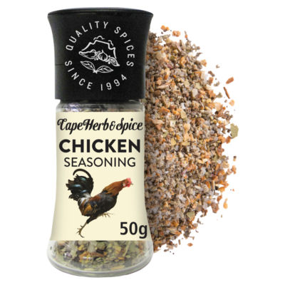 Cape Herb & Spice Chicken Seasoning Grinder 50g - British product