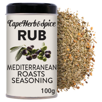 Cape Herb & Spice Mediterranean Roasts Seasoning Rub 100g - British product