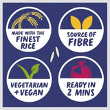 Tilda Microwave Golden Vegetable Long Grain Rice 250g GOODS M&S