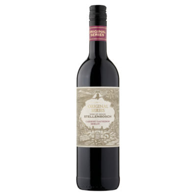 Stellenbosch red wine Cabernet Sauvignon Merlot 75cl (British brand)