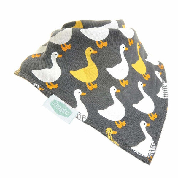 Ziggle Bandana Dribble Bib Farm Geese Adjustable Fit (British brand)