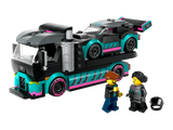 LEGO City Race Car and Car Carrier Truck Building Set
