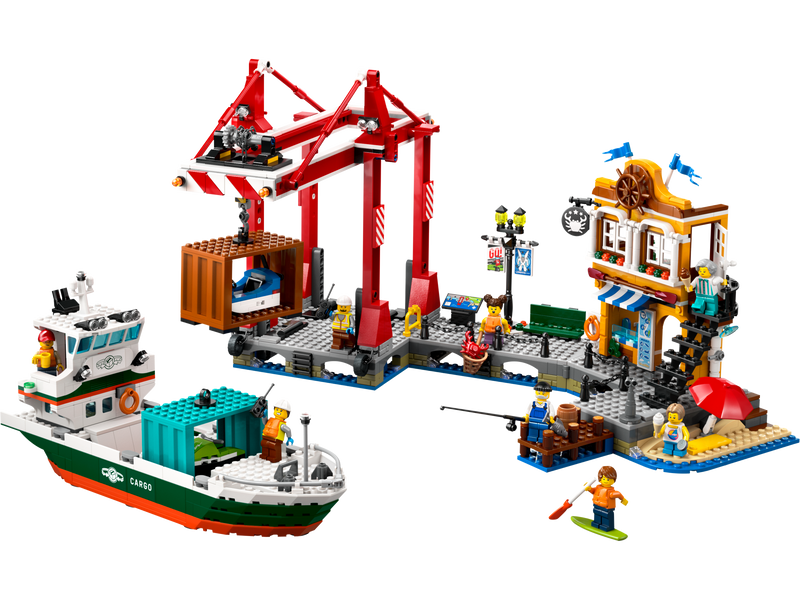 LEGO Seaside Harbor Cargo Ship 1226 pieces (British brand)