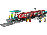 LEGO City Downtown Streetcar and Station 811 Pieces Building Set Ages 7+