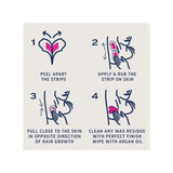 Veet Expert Wax Strips Bikini & Underarm Sensitive 16 per pack