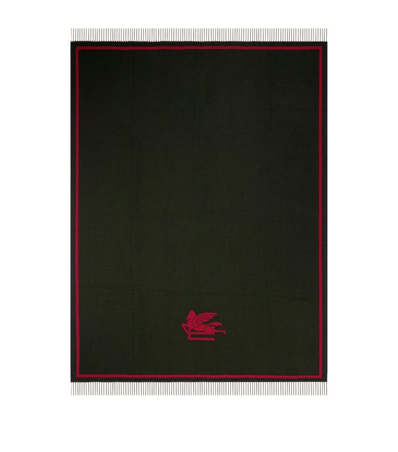 Etro Wool Fringed Boyd Throw (140cm x 180cm)
