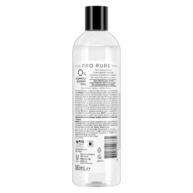 Tresemme Pro Pure Curl Define Shampoo 380ml GOODS M&S