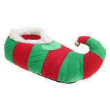 Unisex Striped Elf Design Novelty Slippers (UK 5-6) GOODS Superdrug